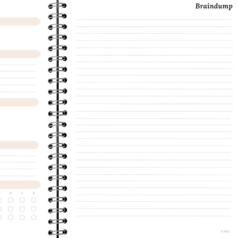 Hvordan du planlægger din uge: Stat med vores braindump til at skabe ro og klarhed - Achievara